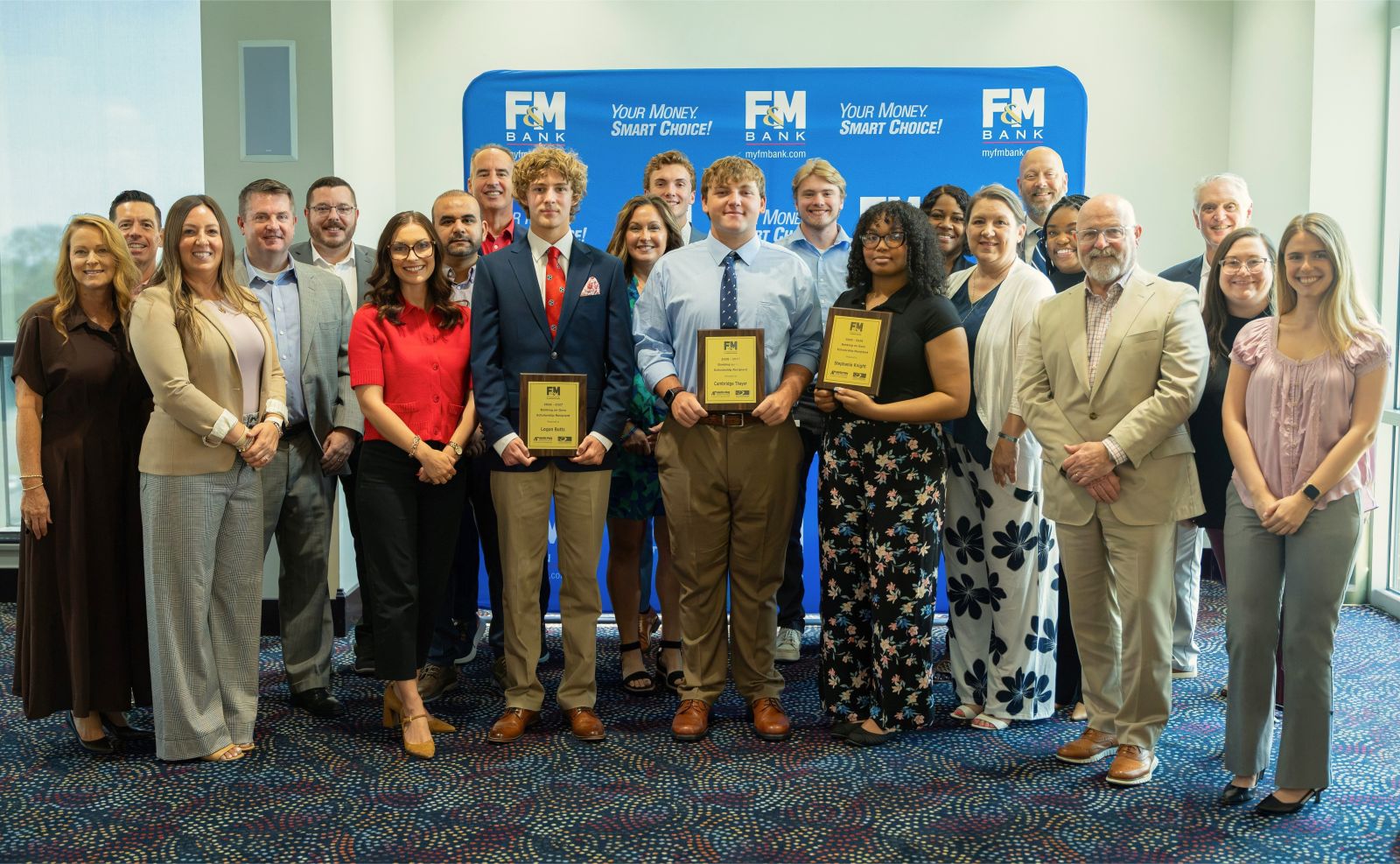 Photo from the Banking on Govs Luncheon hosted by F&M, a Lawrence Bank