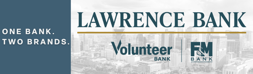 Volunteer Bank & F&M Bank logos